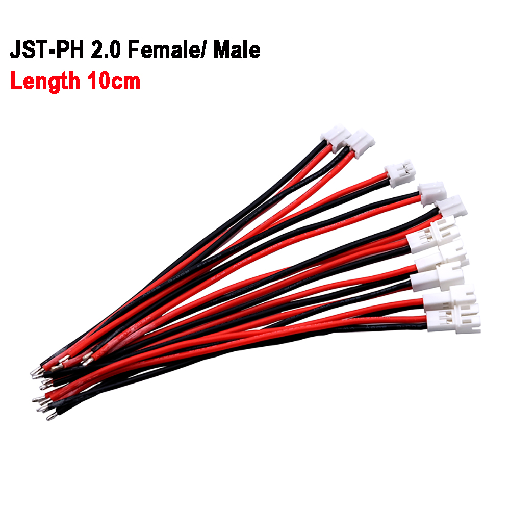 Drone Kit Vtol - 10pcs 5cm 24AWG piccolo Whoop JST-PH
